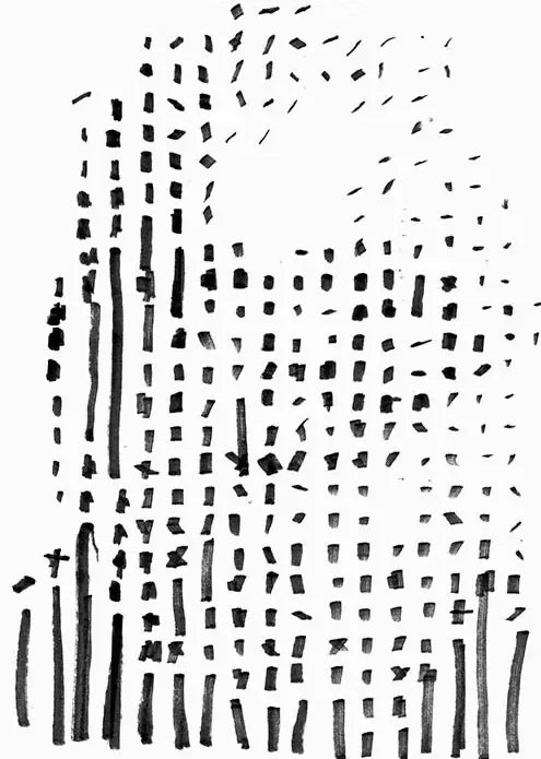 Porträt Chuck Close, A4