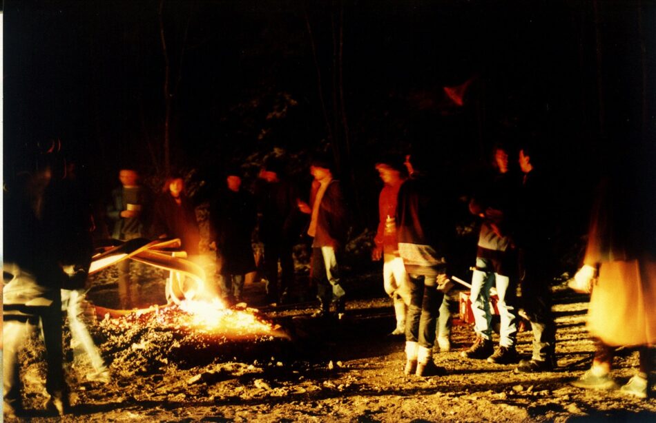 Knotenaktion am Bahnhof Langenegg