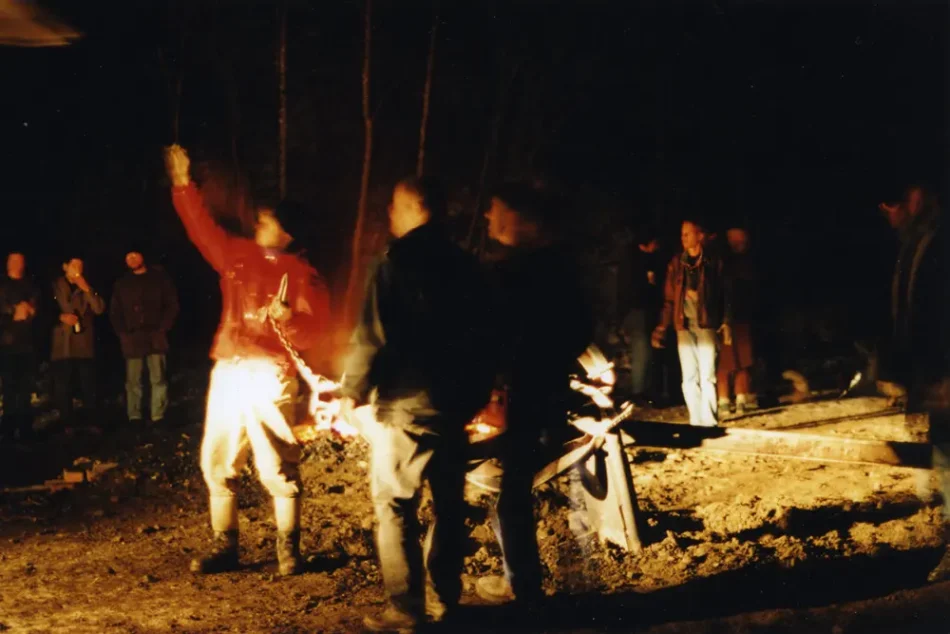 Knotenaktion am Bahnhof Langenegg - © Harald Schwarz