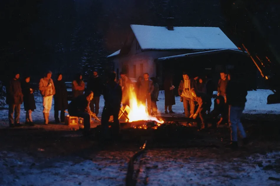 Knotenaktion am Bahnhof Langenegg - © Harald Schwarz