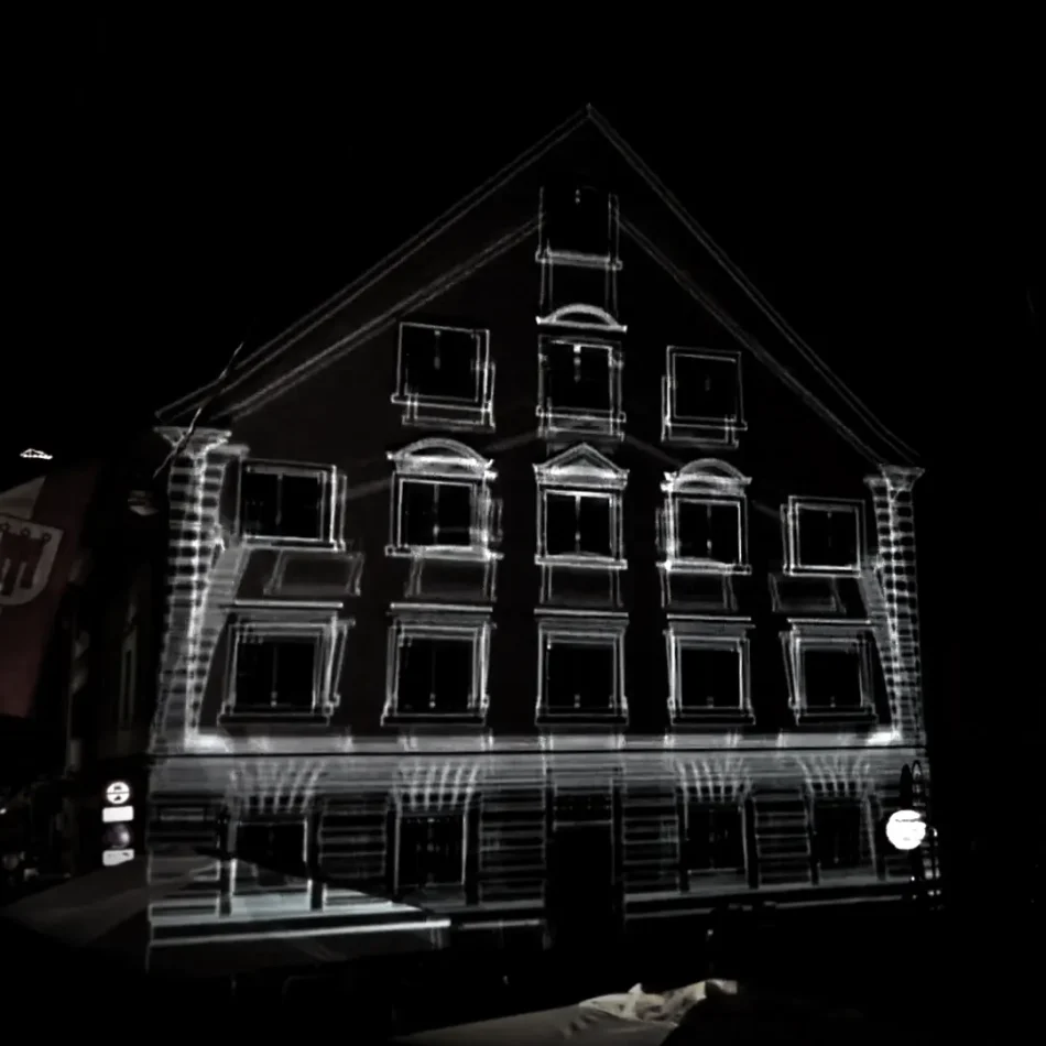 Projection Mapping, Altes Gericht Bregenz, Vorarlberg
