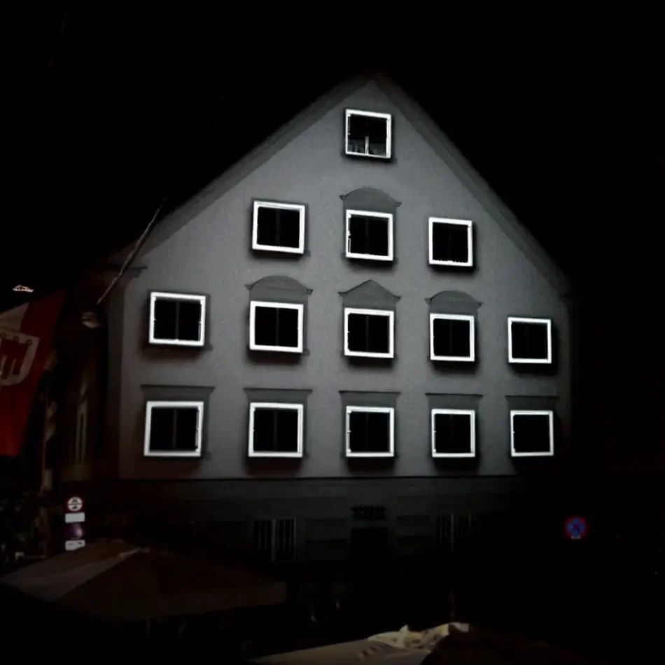 Projection Mapping, Altes Gericht Bregenz, Vorarlberg