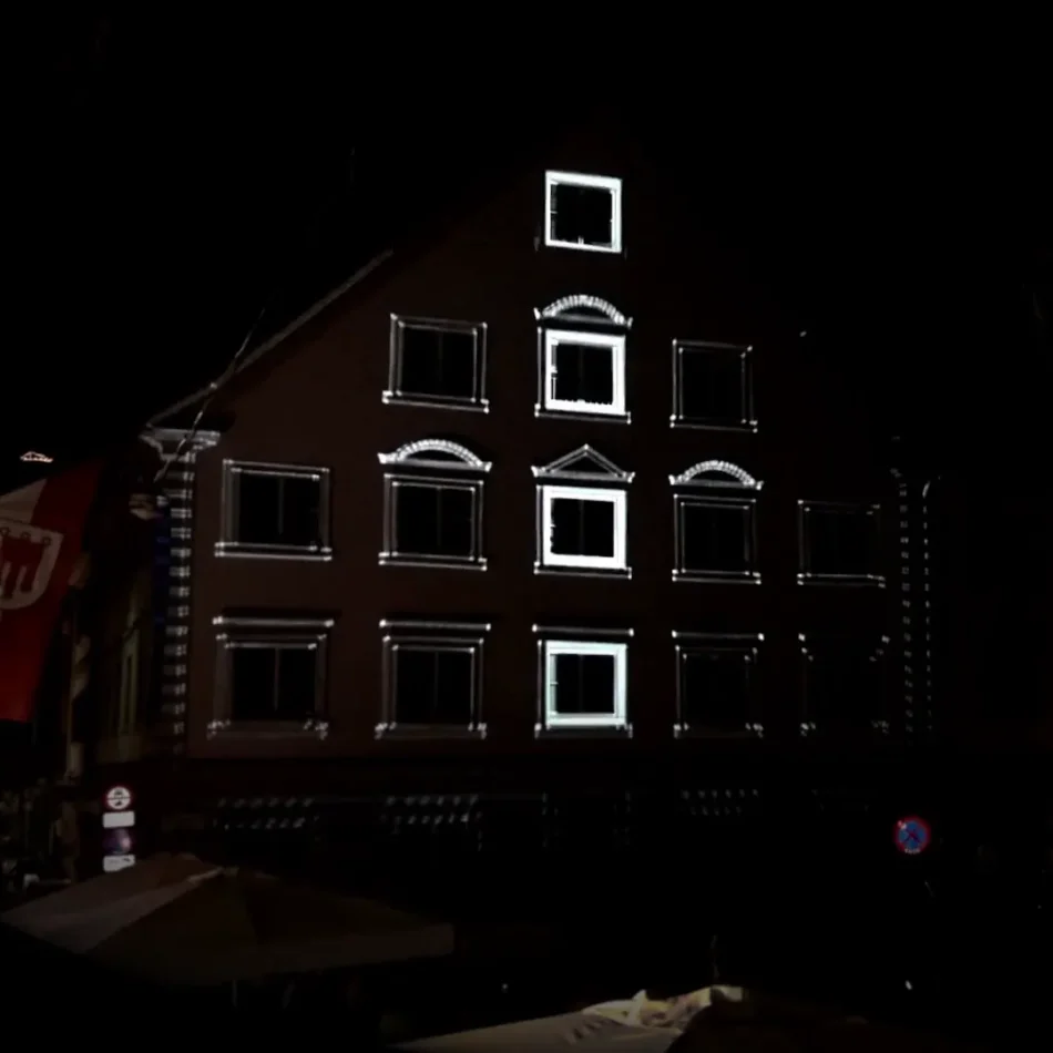 Projection Mapping, Altes Gericht Bregenz, Vorarlberg