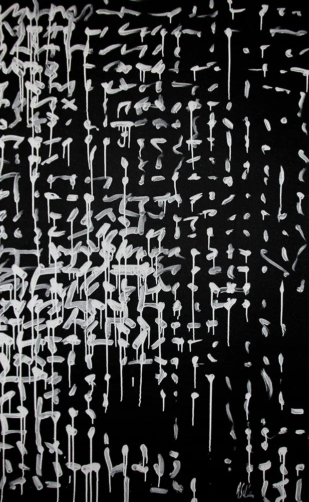 Portrait Tronie 24 / 165 x 105 cm, acrylic on wood