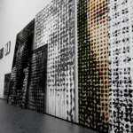Contemporary systemic portrait paintings - exhibition by Harald Schwarz