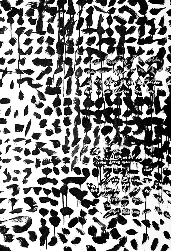 Contemporary systemic portrait paintings by Harald Schwarz