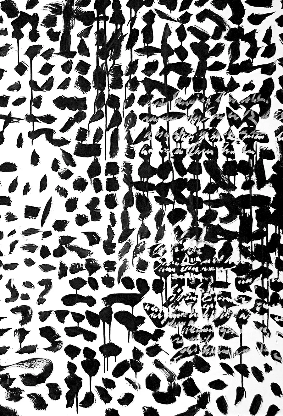 Contemporary systemic portrait paintings by Harald Schwarz