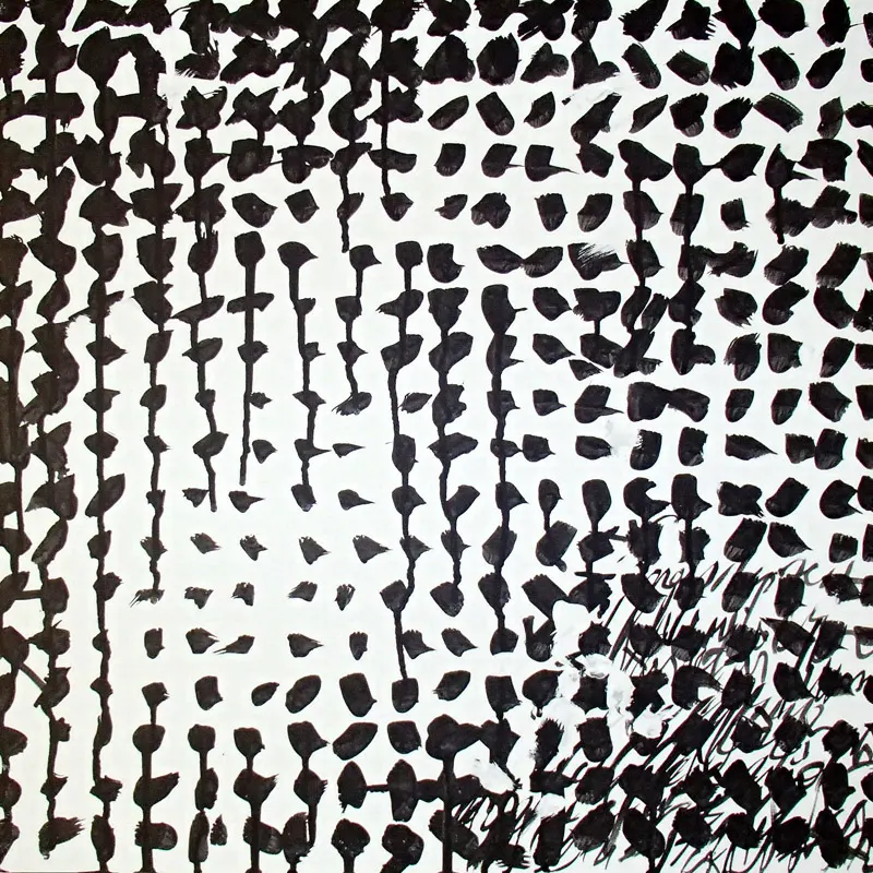 Contemporary systemic portrait paintings by Harald Schwarz