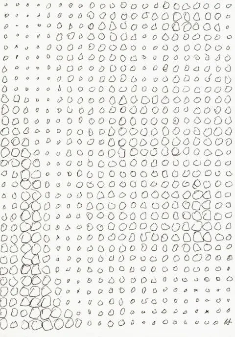 portrait troni no5 - ink on paper - a4