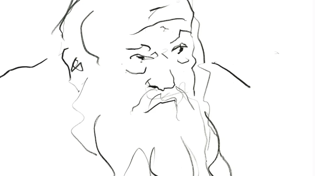 Drawing Hermann Nitsch © Harald Schwarz