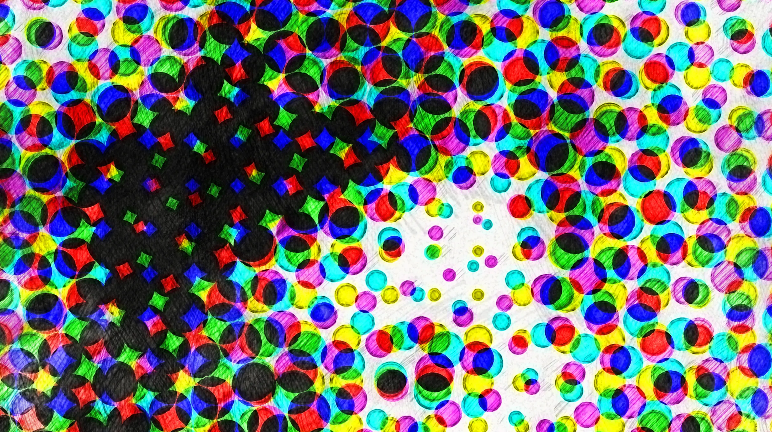SUBTRACTIVE COLOR MIXING 01 _ artwork by Harald Schwarz