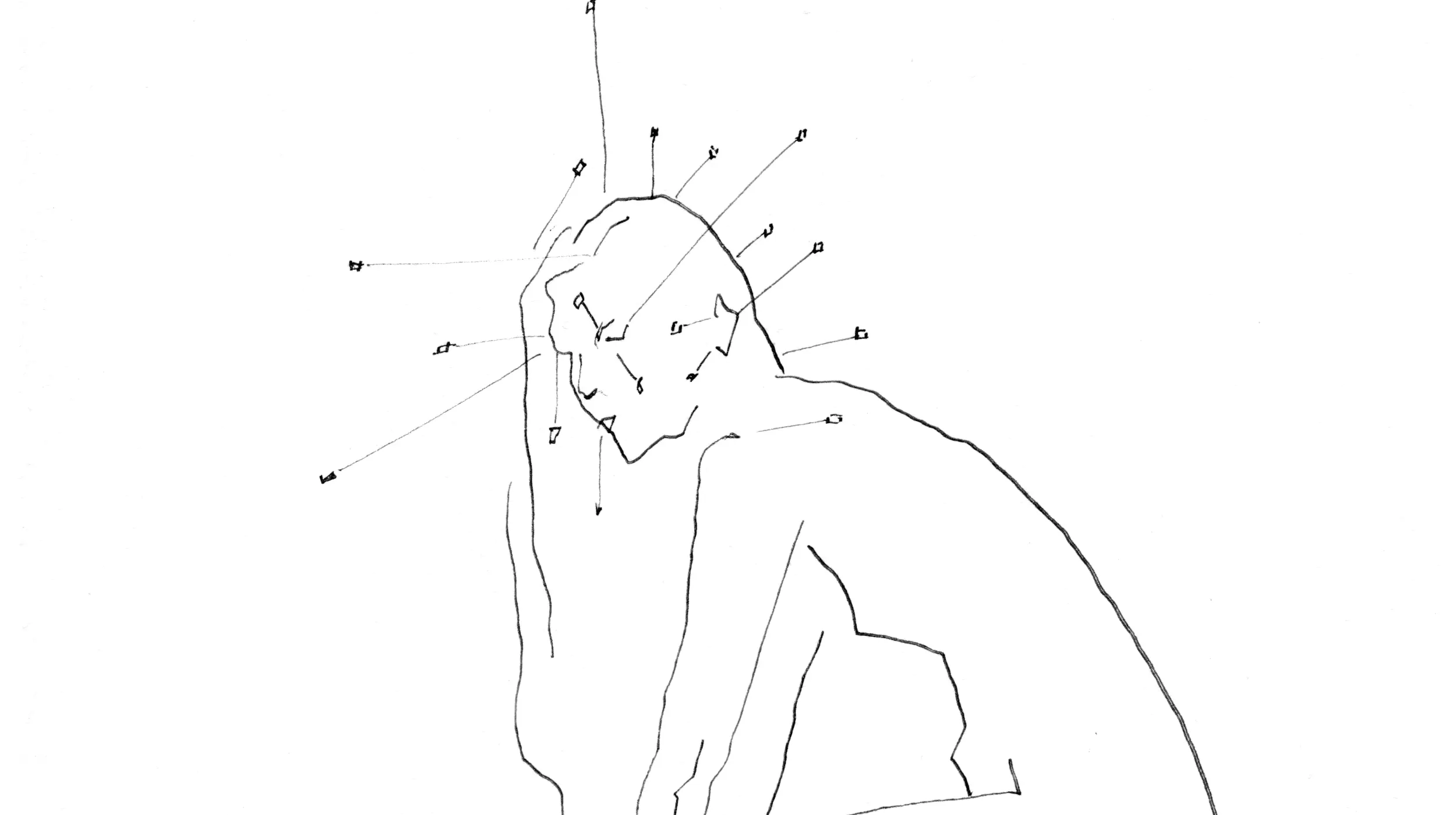Systemic humans and algorithm - sketchbook © Harald Schwarz