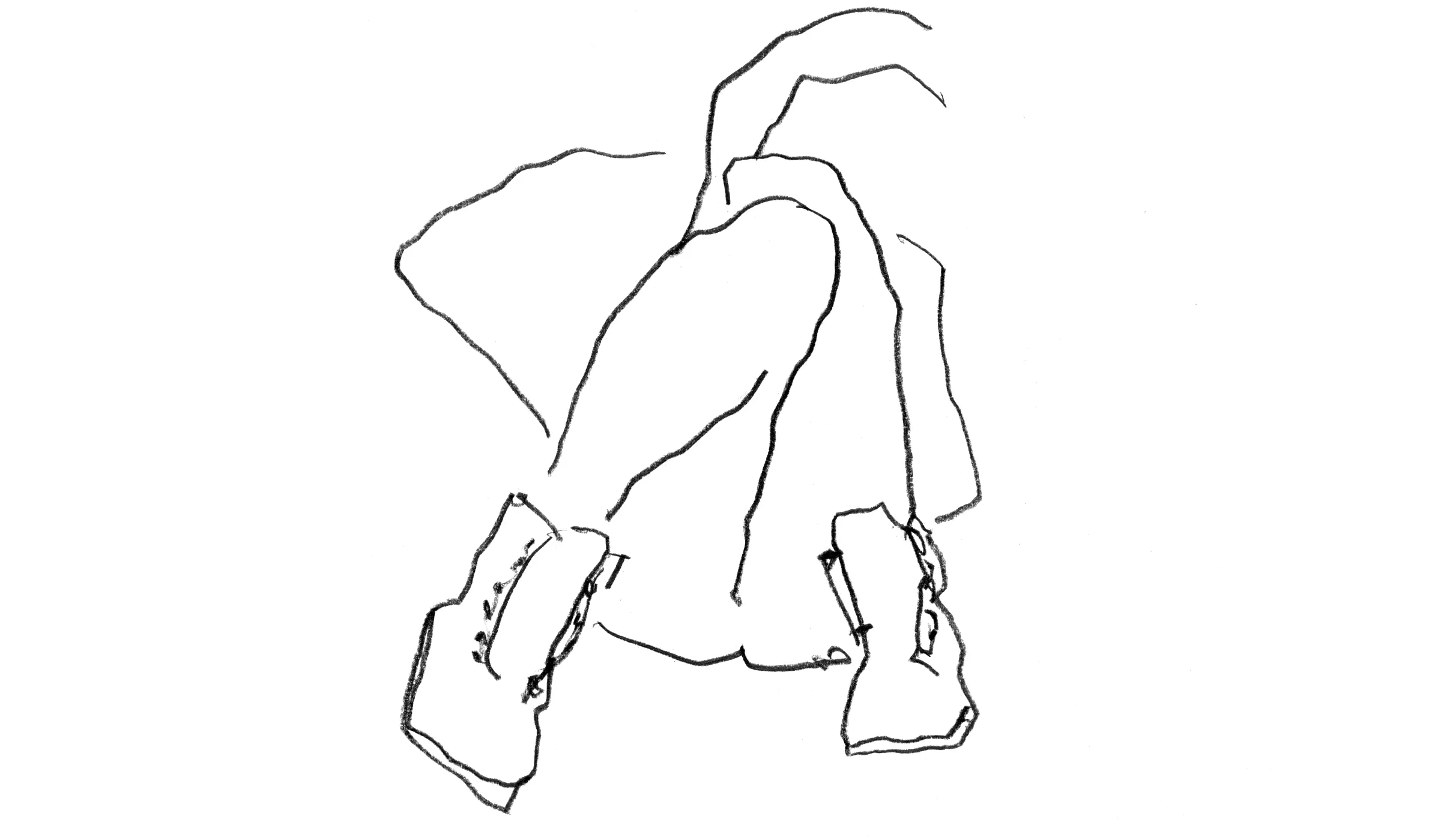 Aus der Serie "Grafik//Mensch" - Kleinformat A4 © Harald Schwarz