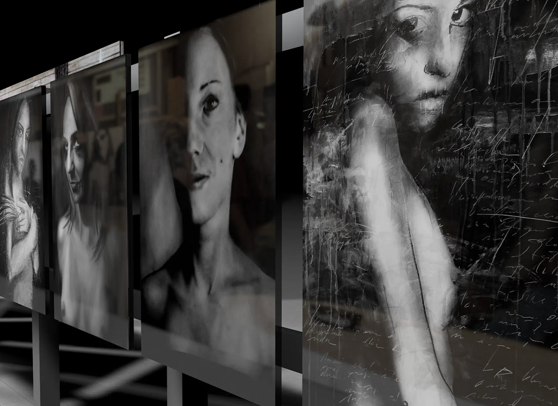 Skizzen - Ausstellung im Bauhof Oberhauser Schedler