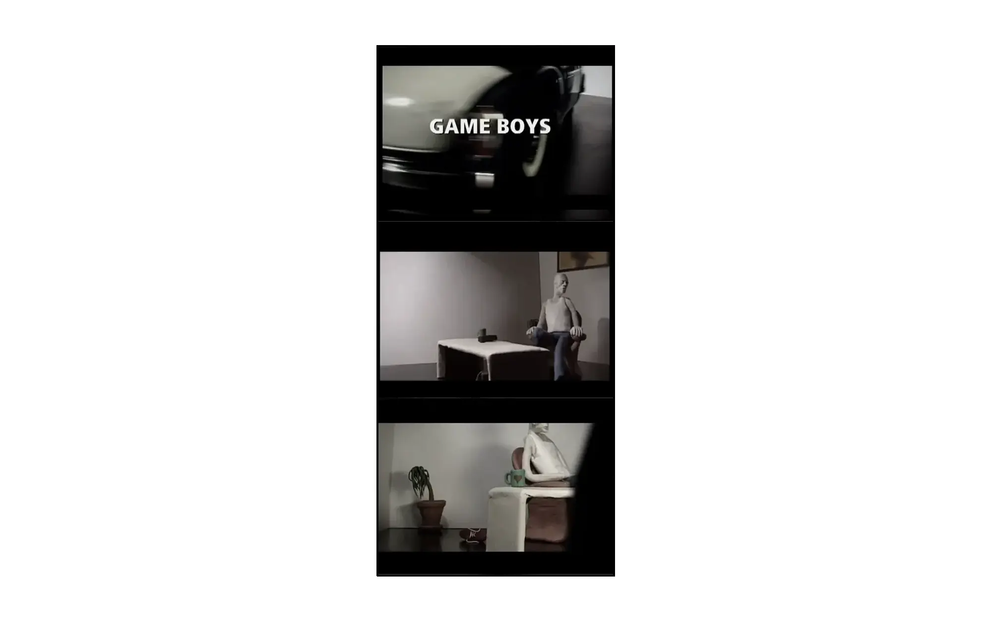 Plastilin Film Game-Boys by artist Harald Schwarz