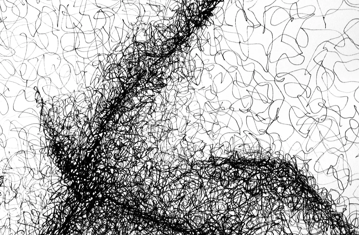 permanent-marker artwork detail © harald schwarz